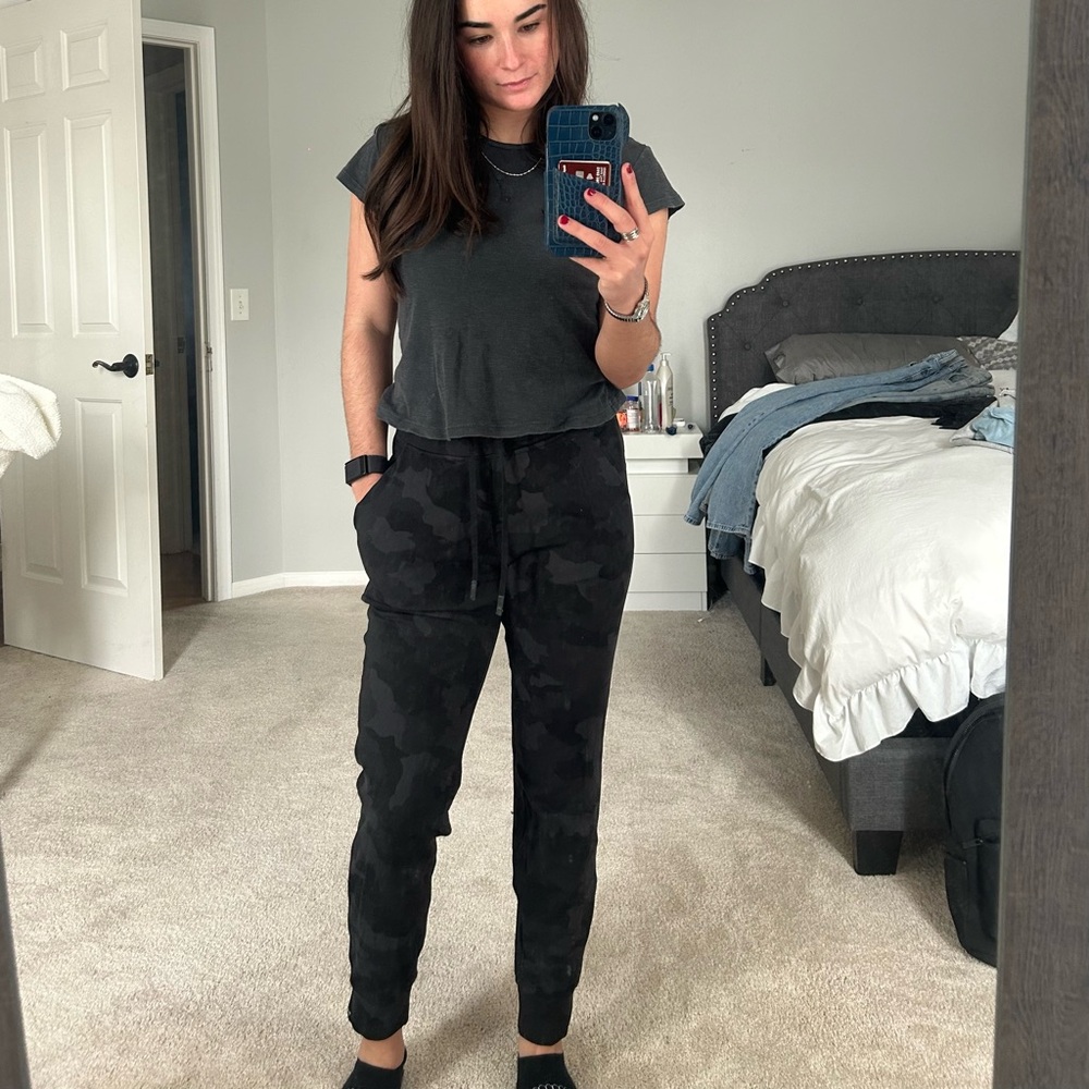 Lululemon Black Camo Joggers